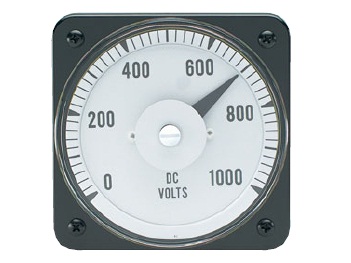 MCS 103012SJSJ Analog DC Voltmeter, 600-0-600 Volts